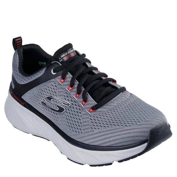 Skechers Mens Edgeride Contention Relaxed Fit Sneakers / Charcoal/Black